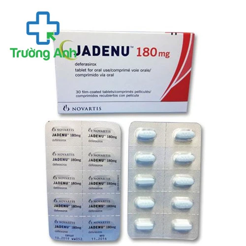 Jadenu 180mg Novartis - Thuốc điều trị quá tải sắt hiệu quả