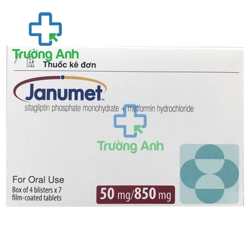 Janumet 50/850 mg - Thuốc điều trị bệnh đái tháo đường hiệu quả 