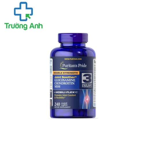 Joint Soother Glucosamine Chondroitin & MSM (120viên) Puritan’s Pride - Thực phẩm chức năng cho hệ xương khớp hiệu quả