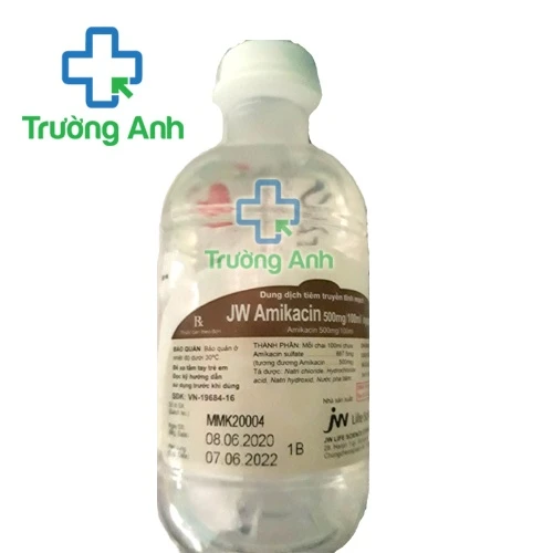 JW Amikacin 500mg/100ml Injection - Thuốc điều trị nhiễm khuẩn hiệu quả