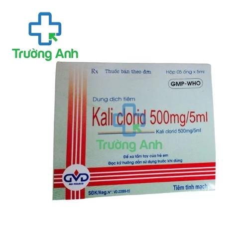 Kali clorid 500mg/ 5ml MDPharco - Giúp bổ sung kali hiệu quả