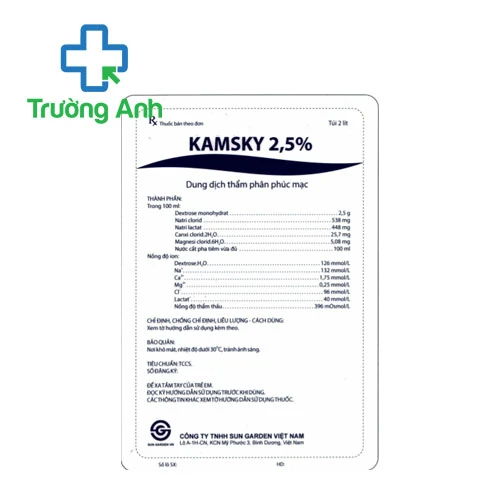 Kamsky 2,5% - Dung dịch thẩm phân phúc mạc hiệu quả