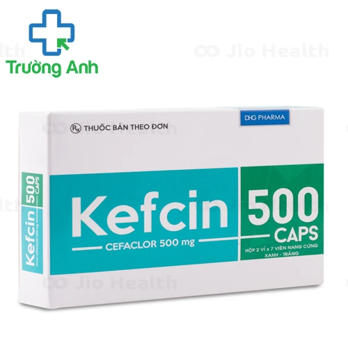 KEFCIN 500 CAPS - Thuốc điều trị nhiễm khuẩn hiệu quả của DHG