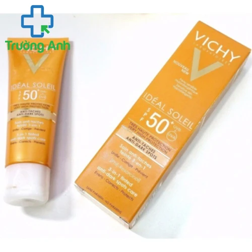 Kem chống nắng không gây nhờn rít VICHY SPF50 Chống tia UVA VÀ UVB  (có màu)