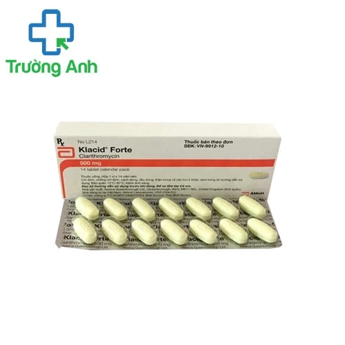 Klacid Forte 500mg - Thuốc chống viêm hiệu quả