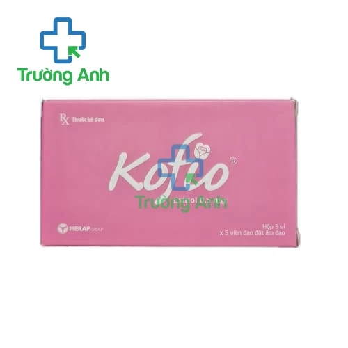 Kofio 0,5mg - Viên đặt tăng cường nội tiết tố nữ hiệu quả