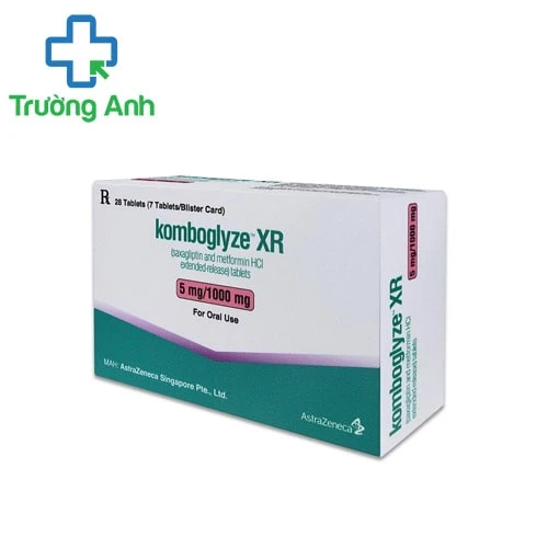 Komboglyze XR Tab 5mg/1000mg - Thuốc điều trị bệnh đái tháo đường hiệu quả