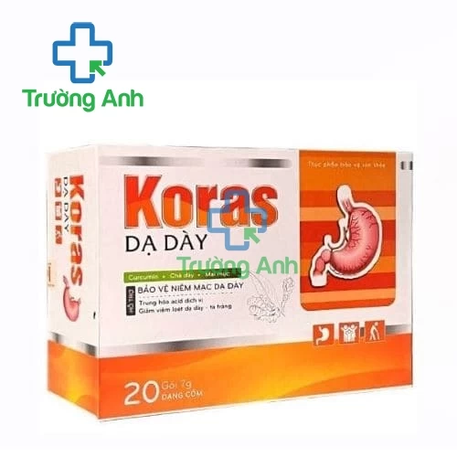 Koras Dạ dày Tradiphar - Hỗ trợ bảo vệ niêm mạc dạ dày