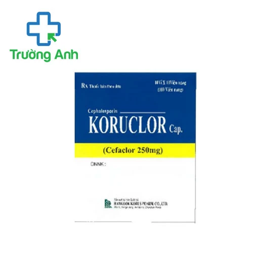 Koruclor cap. - Thuốc điều trị nhiễm khuẩn đường hô hấp hiệu quả của Hàn Quốc