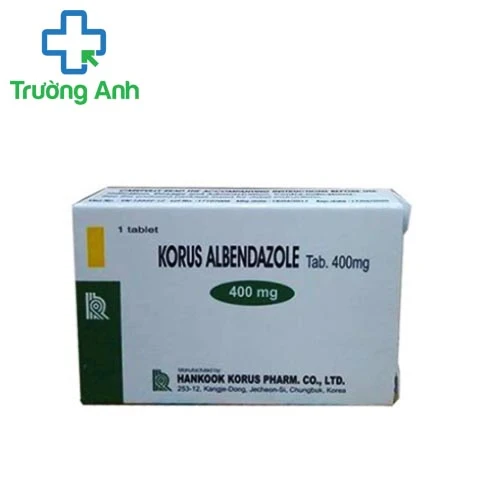 Korus Albendazole 400mg - Thuốc trị giun hiệu quả