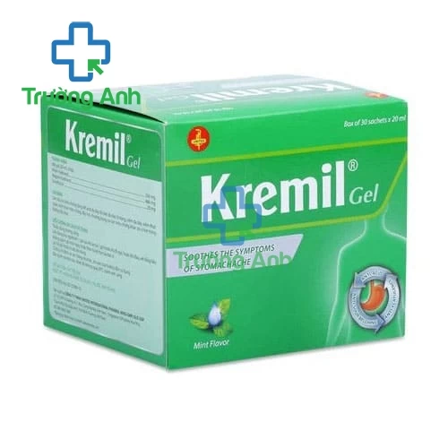 Kremil Gel UIP - Thuốc điều trị tăng tiết dịch dạ dày hiệu quả