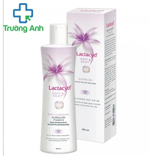 Lactacyd soft & silky 250ml - Dung dịch vệ sinh phụ nữ