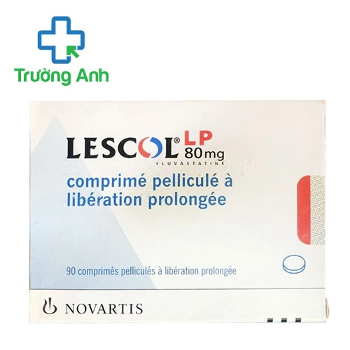 Lescol LP 80mg Novartis - Thuốc làm giảm cholesterol hiệu quả