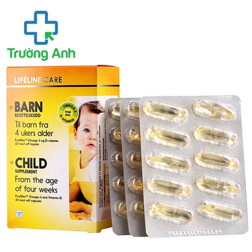 Lifeline Care Barn - Bổ sung vitamin D, DHA, EPA hiệu quả