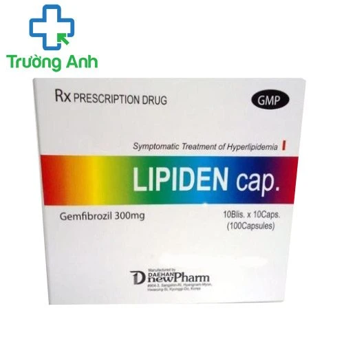 Lipiden 300mg - Thuốc giúp hạ mỡ máu hiệu quả