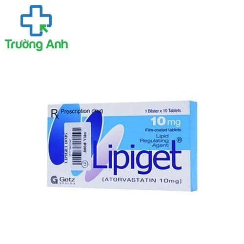 Lipiget 10mg - Thuốc giúp hạ mỡ máu hiệu quả