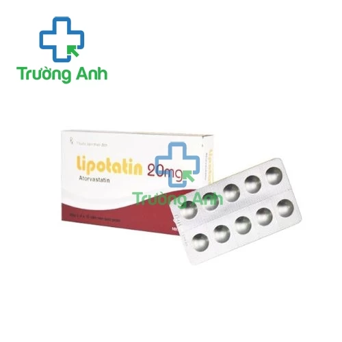 Lipotatin 20mg - Thuốc làm giảm cholesterol máu hiệu quả của Mebiphar