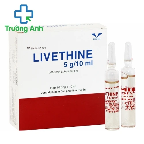 LIVETHINE 5g/10ml Bidiphar - Thuốc điều trị gan cấp và mạn tính hiệu quả