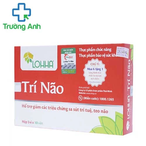 Lohha Trí Não - Giúp giảm các triệu chứng sa sút trí tuệ, teo não hiệu quả