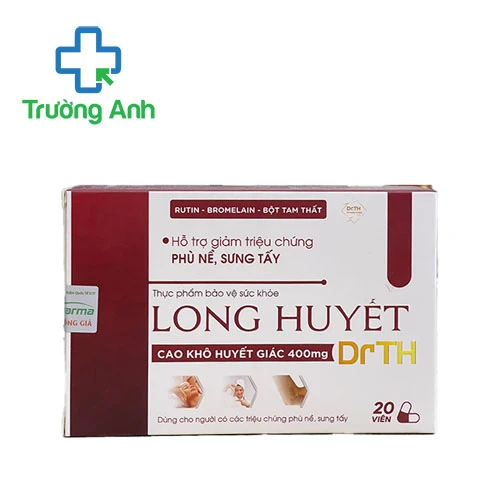 Long Huyết DrTH - Hỗ trợ giảm triệu chứng phù nề, sưng tấy