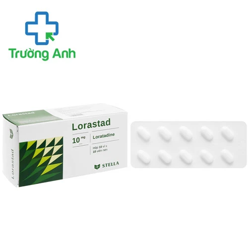 Lorastad 10mg Stella (100 viên) - Thuốc điều trị viêm mũi dị ứng hiệu quả