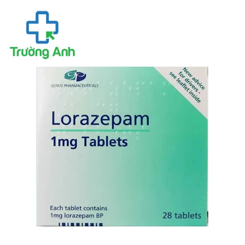 Lorazepam 1mg Genus Pharma - Thuốc điều trị rối loạn lo âu hiệu quả