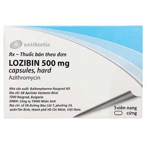 AzitroFort 500 mg - Thuốc điều trị bệnh nhiễm khuẩn, viêm phế quản, viêm phổi, viêm tai giữa của Bulgaria