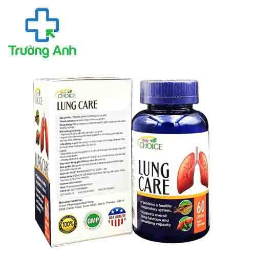 Lung Care - Giúp giảm nguy cơ mắc bệnh đường hô hấp của USA