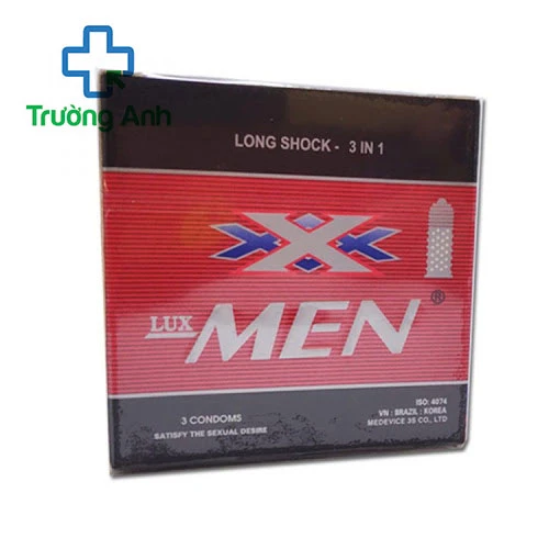 Lux MEN - Bao cao su gân gai (hộp 3 chiếc) của Đức