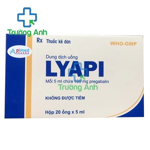 Lyapi 100mg/5ml (ống) - Thuốc điều trị đau thần kinh của Apimed