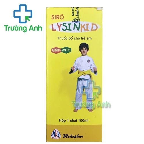 Siro Lysinkid - Giúp kích thích bé ăn ngon của Mekophar