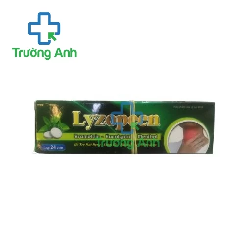 Lyzopeen - Hỗ trợ mát họng, giảm ho, khản tiếng, giảm đờm