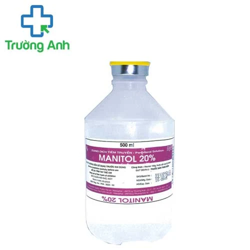 Manitol 20% 500ml Mekophar - Giúp tăng cường chức năng thận hiệu quả