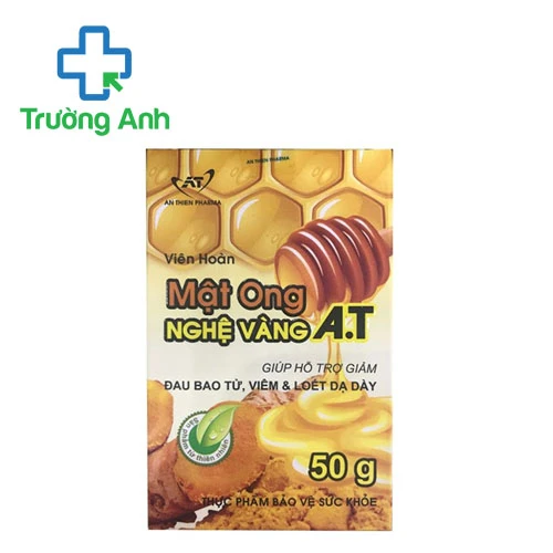 Mật ong Nghệ vàng A.T - Hỗ trợ điều trị viêm loét dạ dày hiệu quả