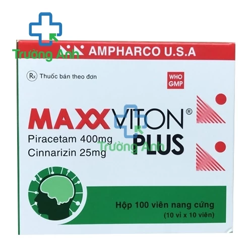 Maxxviton Plus - Thuốc điều trị rối loạn tiền đình hiệu quả của Ampharco