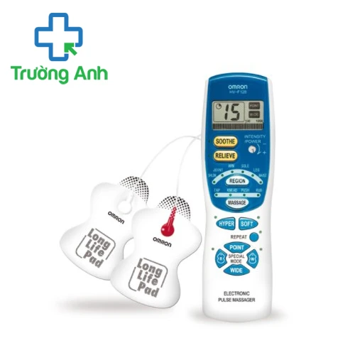 Máy massage xung điện Omron HV-F128 điều trị đau nhức của Nhật Bản