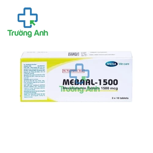 MEBAAL 1500mcg - Thuốc điều trị các bệnh lí thần kinh ngoại biên của Ấn Độ