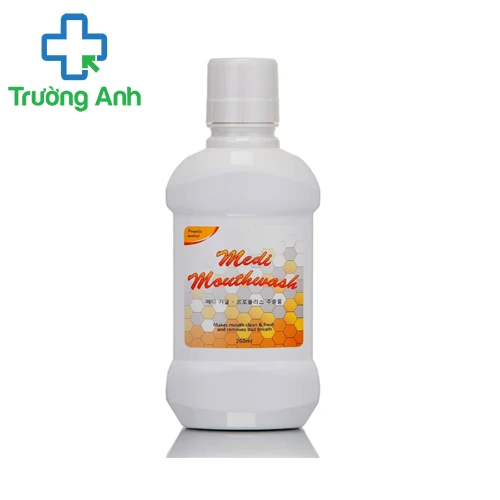 Nước súc miệng thảo dược Medi Mouthwash vị keo ong của Korea