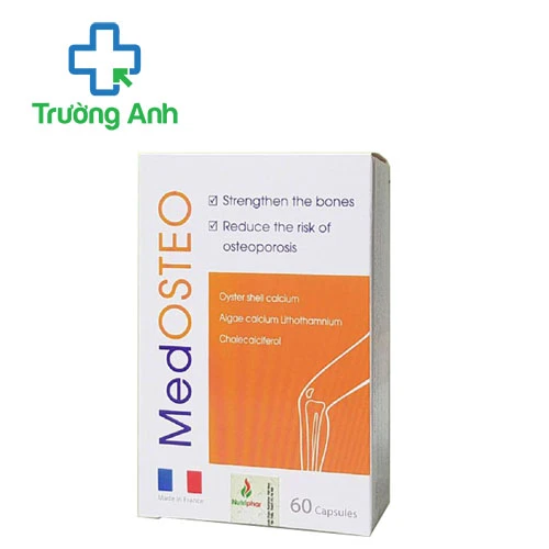 Medosteo - Hỗ trợ bổ sung Canxi và vitamin D3 cho cơ thể