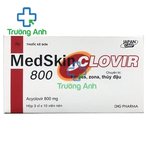 Medskin Clovir 800 DHG Pharma - Thuốc điều trị nhiễm Herpes simplex