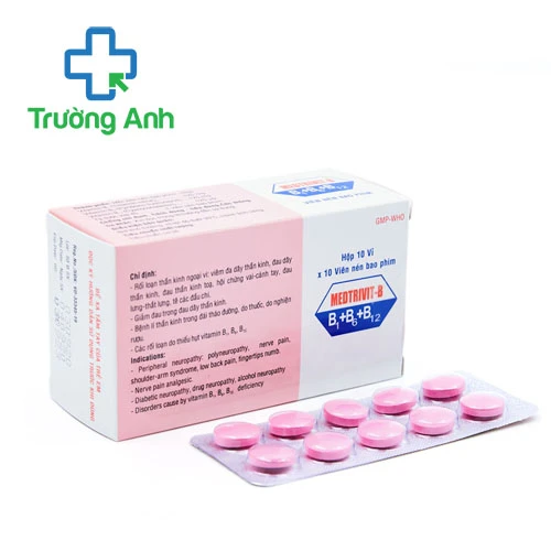 Medtrivit- B Medipharco - Thuốc điều trị đau thây thần kinh hiệu quả