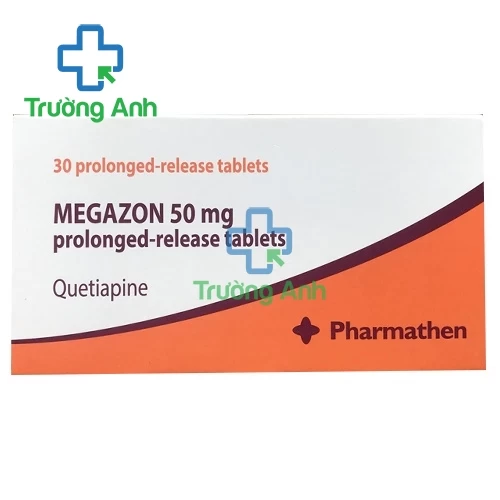 Megazon 50mg Pharmathen - Thuốc điều trị tâm thần phân liệt hiệu quả