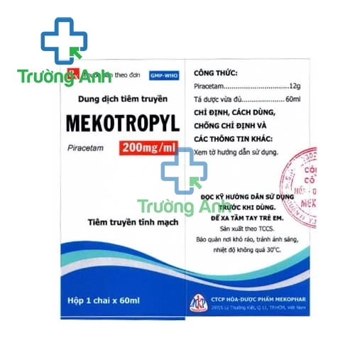 Mekotropyl 200mg/ml - Giúp điều trị tổn thương não hiệu quả của Mekophar