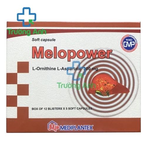 Melopower 300mg - Hỗ trợ điều trị tăng amoniac huyết hiệu quả của Mediplantex