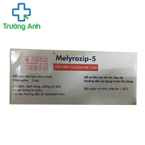 Melyrozip 5mg - Thuốc điều trị tâm thần của India