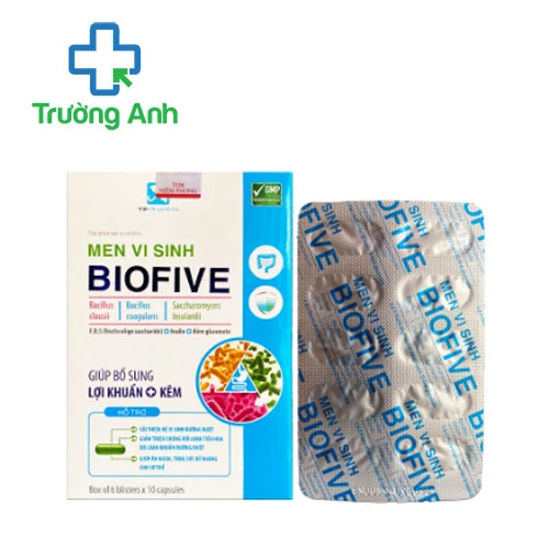 Men vi sinh Biofive TPP-France - Hỗ trợ bổ sung lợi khuẩn cho cơ thể