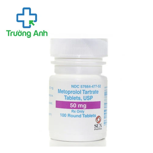 Metoprolol Tartrate 50mg Sun Pharma - Thuốc điều trị tăng huyết áp hiệu quả