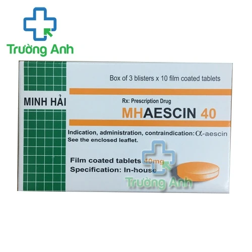 Aescin 40mg Mipharmco - Thuốc điều trị suy tĩnh mạch và trĩ hiệu quả