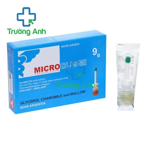 Microclismi 9g - Giúp điều trị táo bón ở bệnh nhân trĩ của Italya