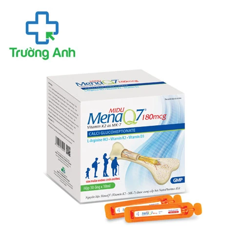 Midu menaQ7 180mcg - Hỗ trợ bổ sung vitamin D hiệu quả